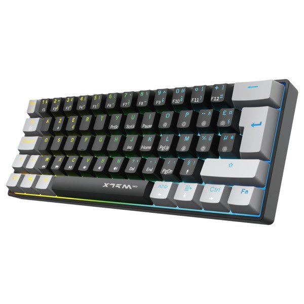 XTRMLAB Vortex Mini Black/Light Grey (Red Switch)